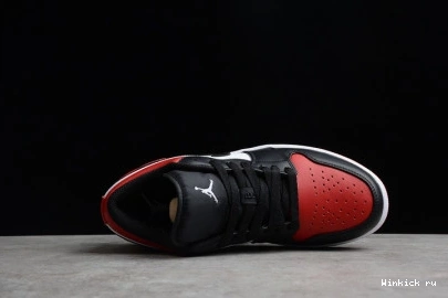 Low Toe Jordan Bred 1 1019